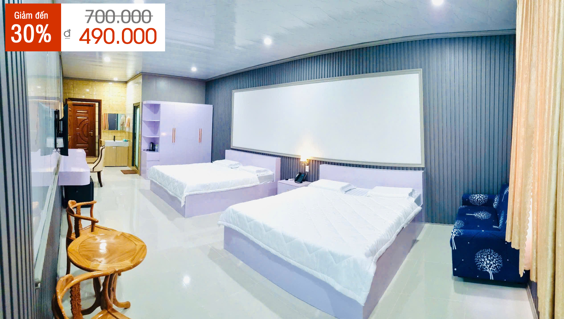 Phòng Deluxe Twin (4 Person)
